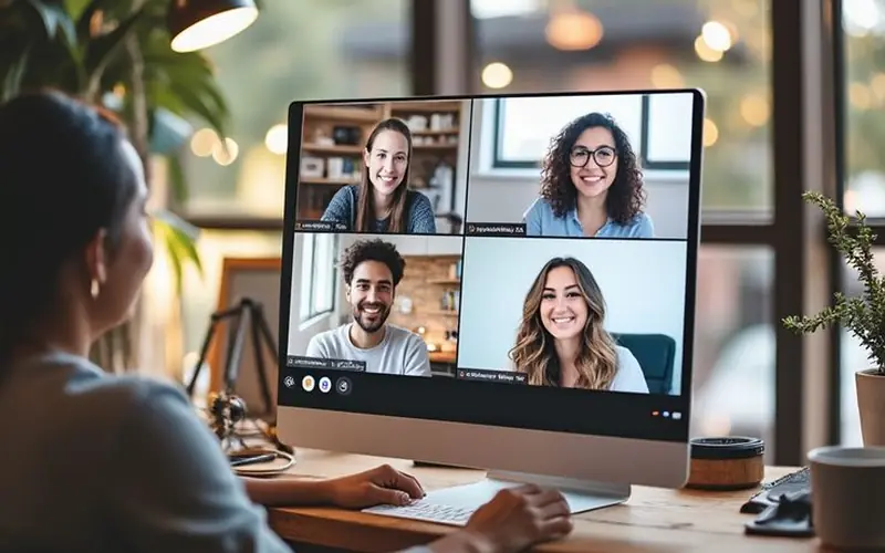 videocall with other people