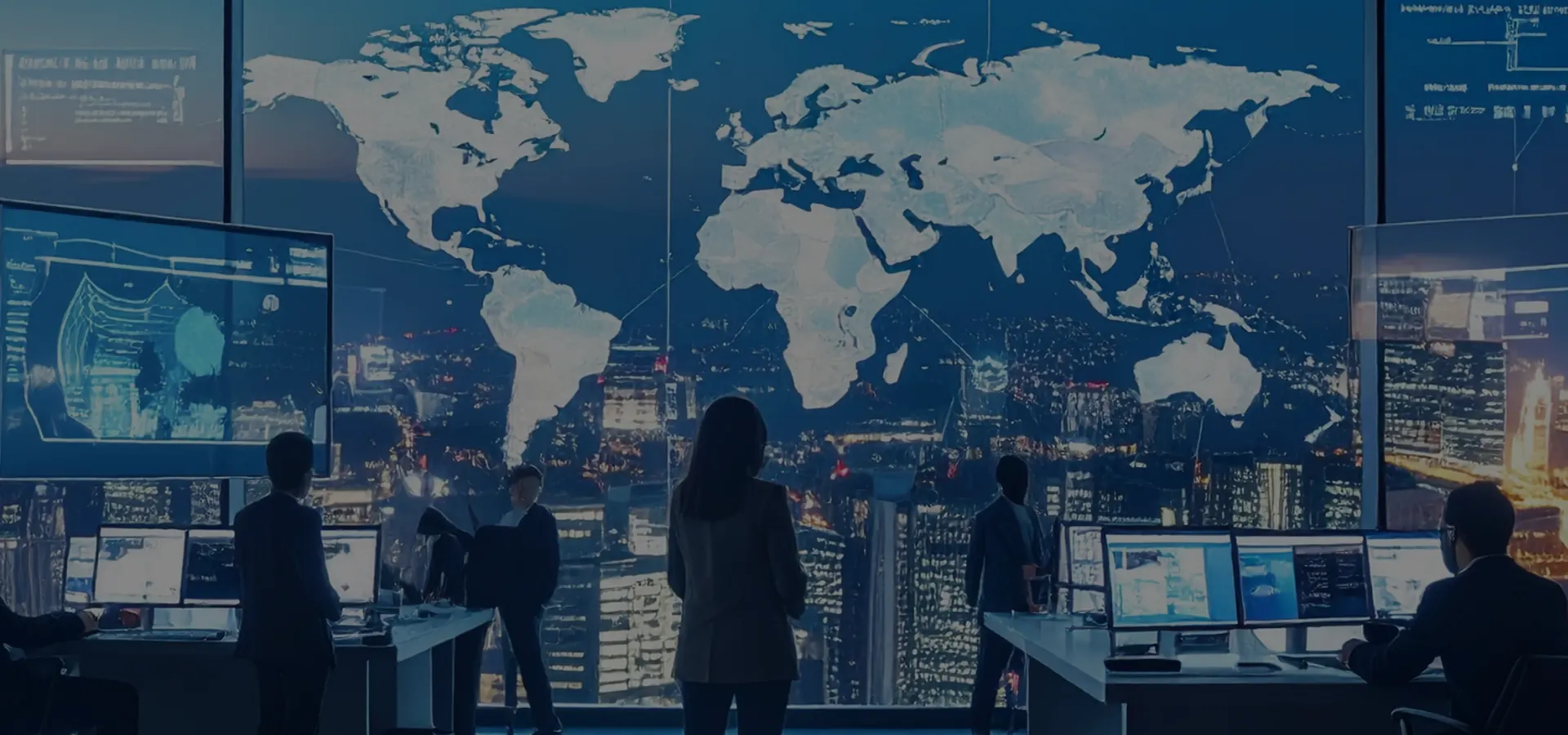 world map of sales markets